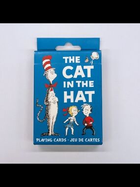 Dr. Seuss The Cat in the Hat Playing Cards by Aquarius Full Deck NEW!